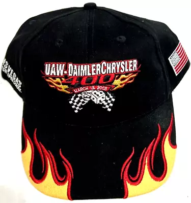 Vintage Nascar Hat Las Vegas UAW-Daimler Chrysler 400 2005 Race Day Hat USA Made • $12.50