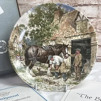 £5.99 • Buy Wedgwood Life On The Farm Collectors Plate Issue 5 Blacksmith Forge John Chapman
