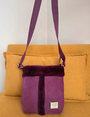 Ugg Purple Fluffy Shearling Bag  Y2K • £35