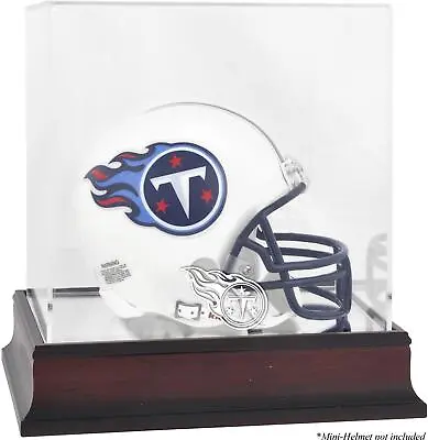 Titans Mahogany Logo Mini Helmet Display Case - Fanatics • $37.49