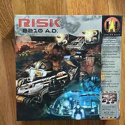 Risk 2210 AD Board Game Avalon Hill 2007 Edition Global Domination Complete Good • $34.25