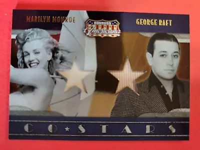 Marilyn Monroe Worn Relic Swatch Card #18/25 George Raft 2009 Americana Co-stars • $139.95