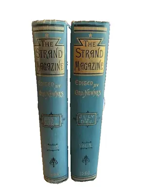 The Strand Magazine. Vols IX & X. Arthur Conan Doyle • $125