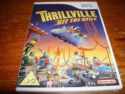 THRILLVILLE OFF THE RAILS ** NEW & SEALED ** Nintendo Wii Game • £11.99