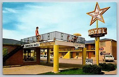 Denver Colorado~GOOGIE SIGN! Top Star Motel~Roadside~Bathing Beauty~1960s • $13