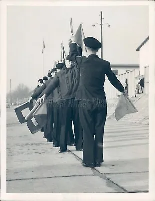 1961 Military NAVY SIGNAL Flags Uniform Vintage Image Vintage Press Photo • $19.99