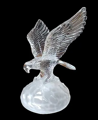 Cristal D'Arques France Glass 24% Lead Crystal Eagle Figurine Sculpture • $32