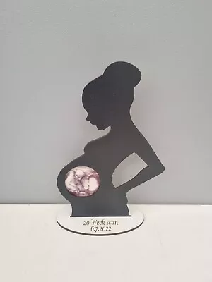 Personalised Baby Ultrasound Scan Photo Picture Frame Display Keepsake Gift New • £9.99