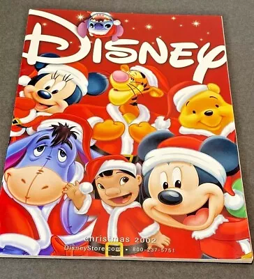 Vintage Disney Store Christmas Catalog 2002 • $9.99