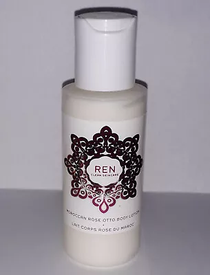 £14.95 • Buy REN CLEAN SKINCARE Moroccan Rose Otto Body Lotion ( 50ml ) Travel Size