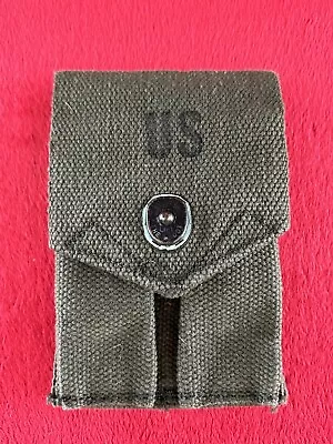 Original Vietnam War Us Army M1956 M1911 .45 Pistol Ammo Magazine Belt Pouch • $23