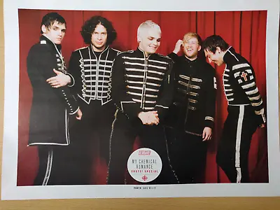 My Chemical Romance - Classic Kerrang Poster - Gerard Way The Black Parade RARE • $11.13