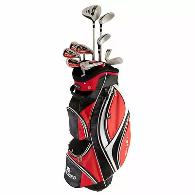 Bullet FIREBIRD Deluxe Golf Package Inc Cart Bag Putter & Covers - 1  Longer • $539.99