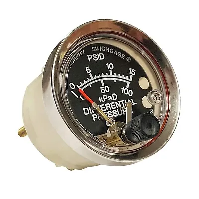 Murphy By Enovation Controls A20DP-K-15 Differential Pressure Swichgage • $259.99