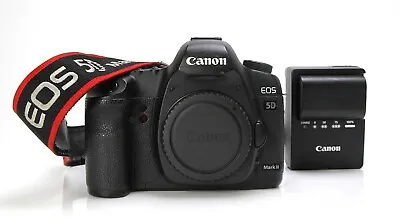 Canon EOS 5D II Mark II DSLR Camera Body Only  Battery &  Charger 21877 Shots • £249.99