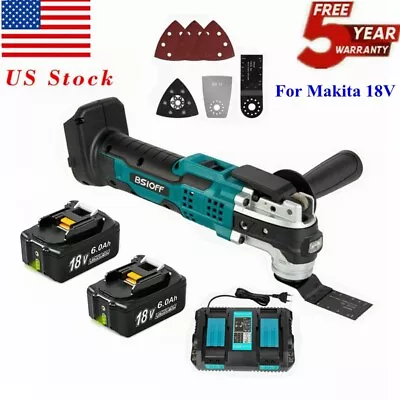 $53.19 • Buy 18V Variable Speed Multi-Tool  For Makita XMT03Z LXT W/6.0Ah Battery&Charger