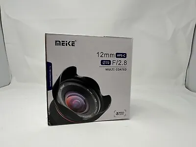 Meike 12mm F/2.8 Ultra Wide Angle Manual Lens For M4/3-Mount MFT - New In Box • $200