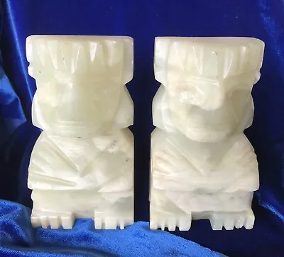 Mexican - Marble -Totem Pole Type -Book Ends • $25