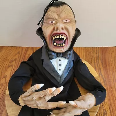 Vintage Latex Dracula Vampire Nosferatu Halloween Hanging Decoration Poseable • $34.99