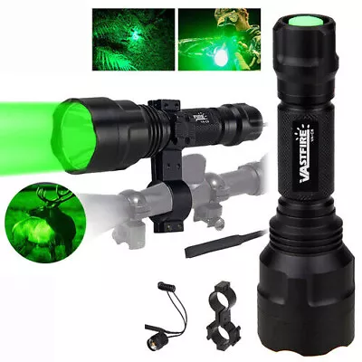 1000 Yards Green LED Hunting Light Predator Flashlight Coyote Hog Varmint Lamp • $19.99