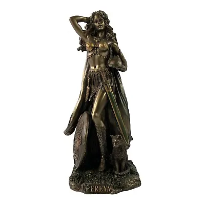$63.27 • Buy Norse Goddess Freya Antique Bronze Finish Statue 2015