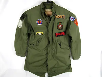 Vintage Military Extreme Cold Weather Parka W/ Liner Men Small Pantera Megadeth • $174.94