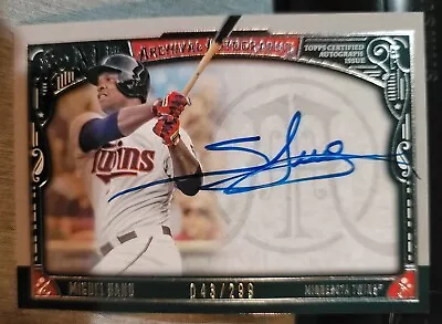 2016 Miguel Sano Topps Museum Collection Archival Autographs Auto #/299 Twins  • $19.99