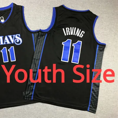 Black Youth Size Dallas 11# Irving Basketball Jersey All Stitched • $22.99