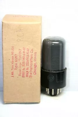 RCA VT231 New In Original Box Grey Glass Vacuum Tube  (SR3#7) • $150