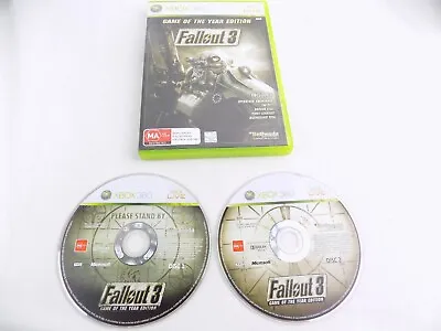 Mint Disc Xbox 360 Fallout 3 Game Of The Year Edition - No Manual Free Postage • $19.90