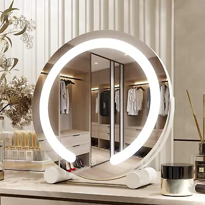 PRIMETEK Vanity Mirror With Lights 13 Inch LED Lighted Makeup Mirror Large ... • $42.82