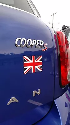 British Flag Magnet For Mini Cooper Red White Blue Union Jack Made In USA • $9.99