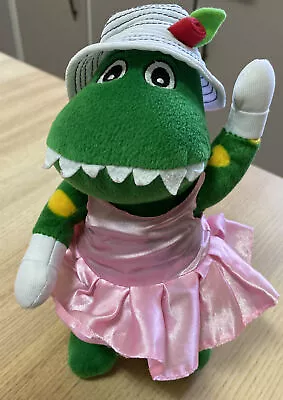 The Wiggles Vintage Dorothy The Dinosaur Ballerina Plush Pink Dance Tutu 23cm • $13.50