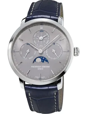 Frederique Constant Mens Automatic Moon Phase Multi Dial Watch 42MM FC-775G4S6 • $3664.99