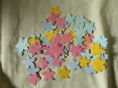 100 Hand Punched Large Petal Embellishments • £2.10