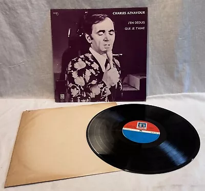 Charles Aznavour J'en Deduis Que Je T' Aime Vinyl Muse Emi Sm62.069 • $4.99