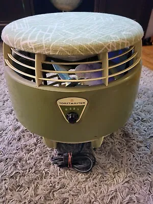 Vintage Toastmaster Model 7360 Green Round Hassock Floor Fan Tested Works Great  • $69.99