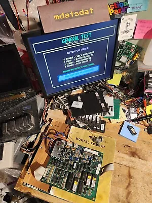 Mortal Kombat 1 Pcb Jamma Arcade Sound Board Only Working!!!! Midway  • $225
