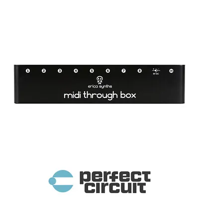 Erica Synths MIDI Through Box 1IN 8OUT SPLITTER - NEW - PERFECT CIRCUIT • $129