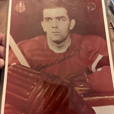 Maurice Richard The Rocket HOF Autographed 8x10 With COA Montreal Canadiens • $99