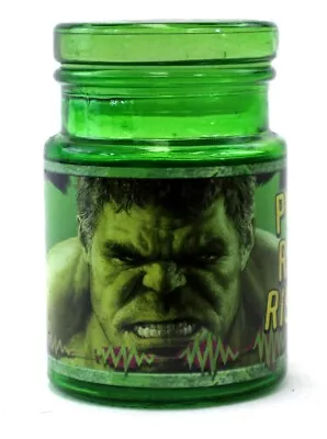 Avengers Age Of Ultron Hulk Glass Mason Jar Marvel Comics Container Marvel New • $14.95