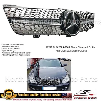 2006 2007 2008 CLS63 CLS500 CLS55 Black Diamond Grille CLS With Star New Part • $145