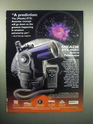 £18.13 • Buy 2000 Meade ETX-90EC Astro Telescope Ad - Prediction