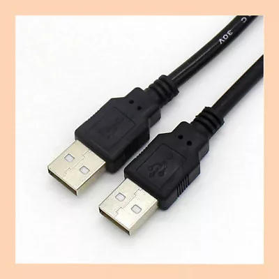 Fast USB 2.0 Data Extension Cable Type A Male To A Male M-M Connection Cord PC • $4.99