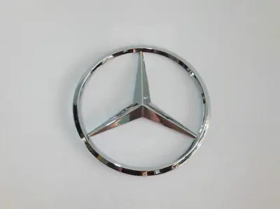 Emblem For Mercedes Benz 75mm Star Trunk Badge Chrome New • $39.99