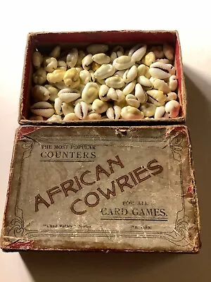 'Chad Valley' African Cowries’ For 'All Card Games' No. 1182 C.1910 AW Gamage • £12.50