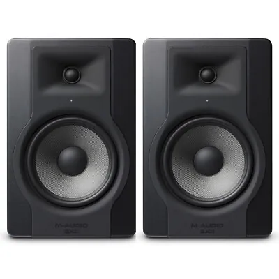 2 X M-Audio BX8 D3 - 8  Active Studio Monitor Speakers • £299