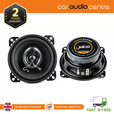 Juice S420 10cm 4  440W 2-Way Car Stereo Audio Speakers Door Shelf New Pair BN • £21.94