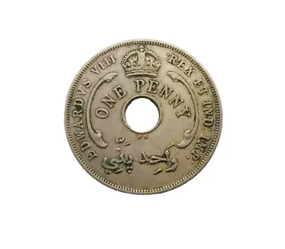 British West African Edward VIII Rare One Penny 4coin 1936 • £4.95