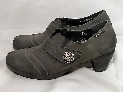Mephisto Air-relax Women 8 Suede Leather Gray Ankle Boots Bootie • $20